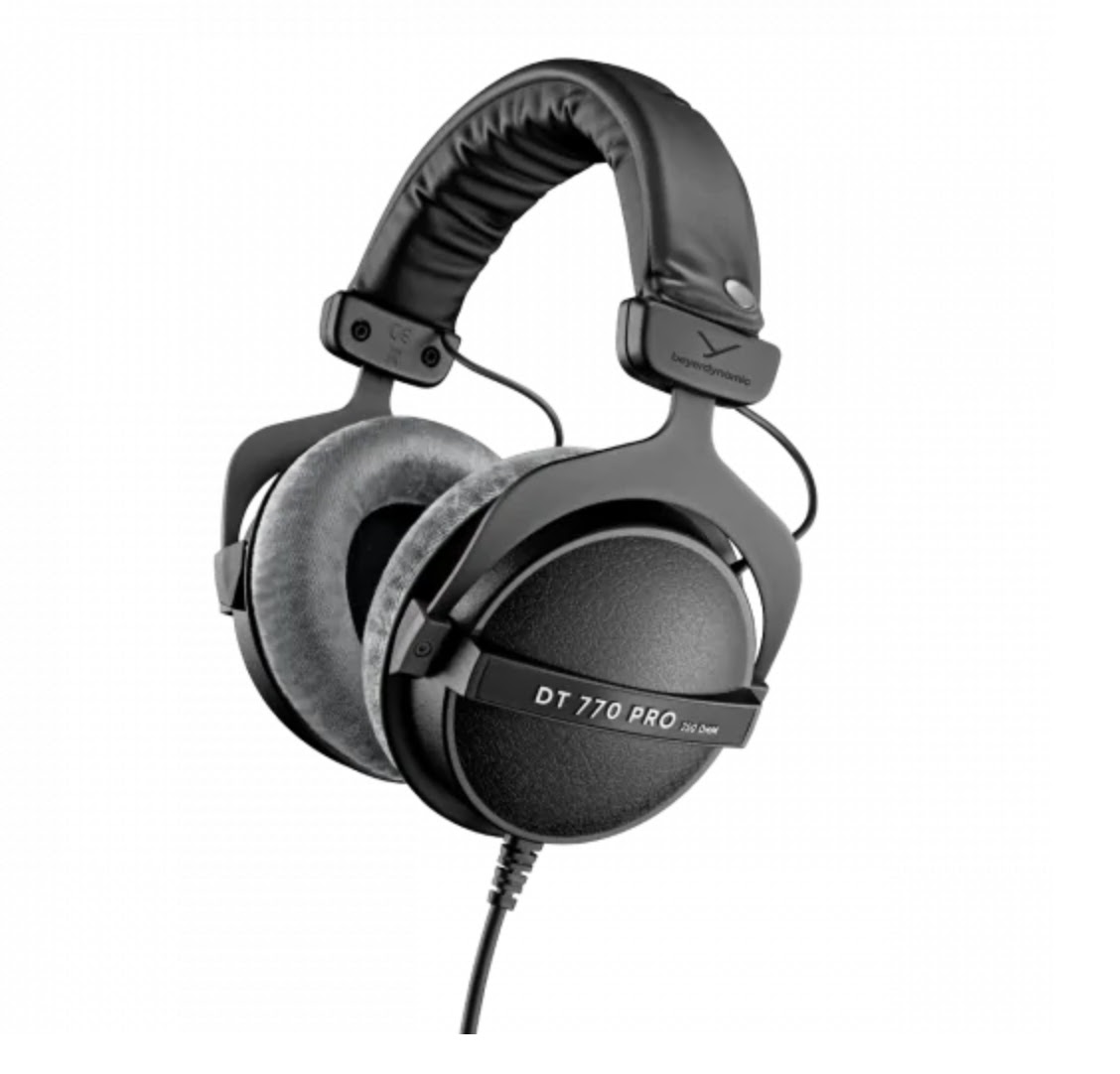 Beyerdynamic DT 70 Pro over headphones for video editing