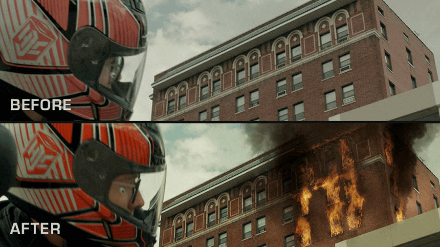 Visual effects in post production