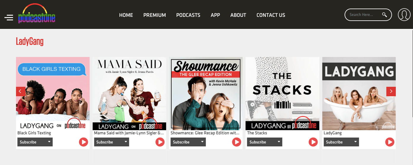 LadyGang podcast network