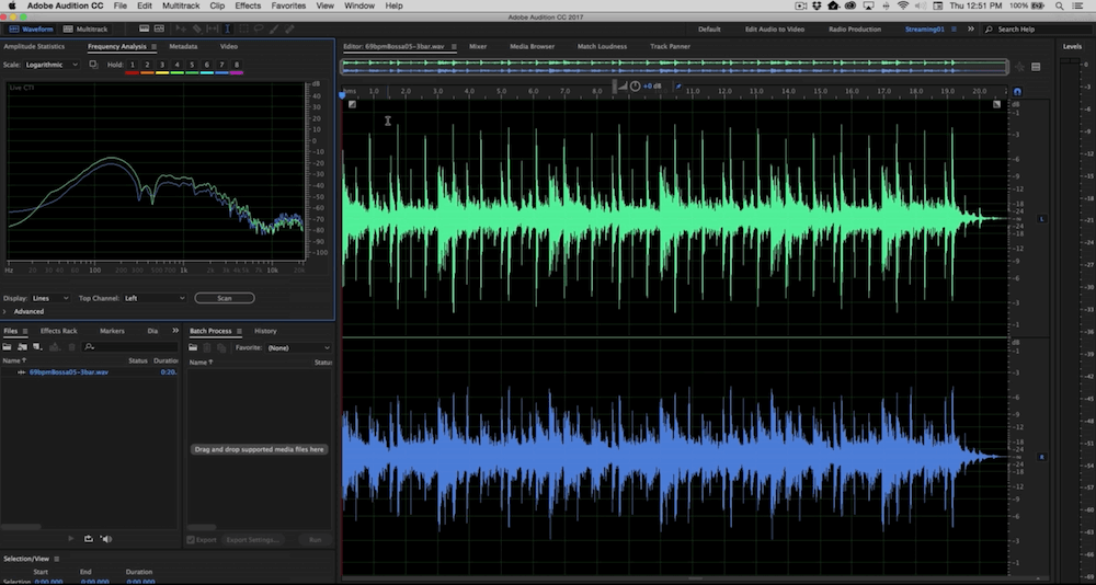 Adobe Audition podcast maker