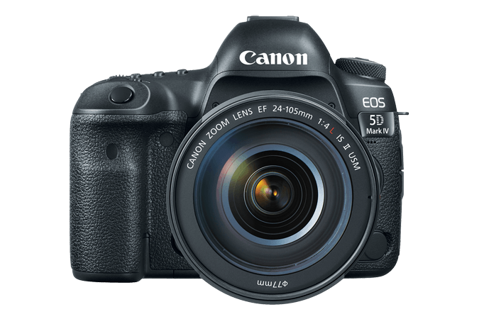 Example of a DSLR camera
