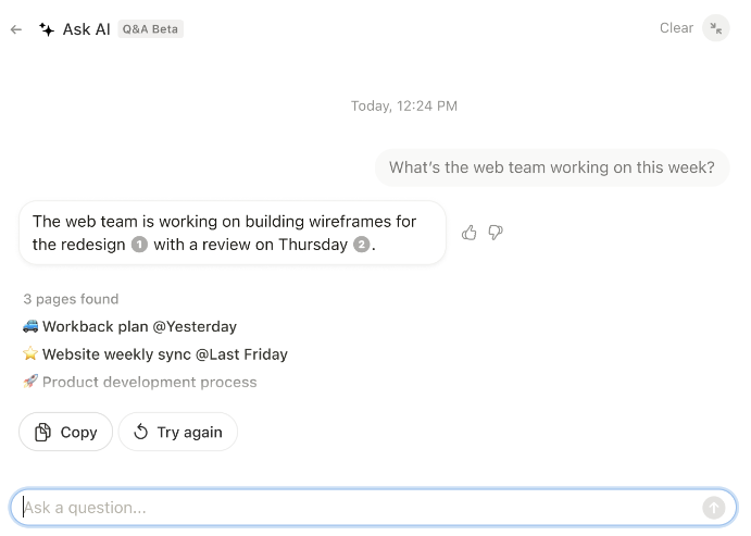 Notion AI for businesses
